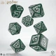 Настольная игра Q-Workshop Набор кубиков Harry Potter. Slytherin Modern Dice Set - Green (7) - изображение 2