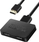Двопортовий HDMI сплітер на 2 виходи Addap HVS-07, активний відео розгалужувач, 4К - зображення 2