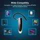 Беспроводная bluetooth гарнитура New Bee LC-B41 HD Call с шумоподавлением Black - изображение 4