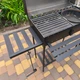 Мангал-барбекю на 12 шампуров 4мм с металлическими полками со съемными ножками и решеткой-гриль Максимальная комплектация - изображение 9