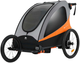 Przyczepka rowerowa KinderKraft 3 w 1 Nava Orange (KSNAVA00ORA0000) (5902533926978) - obraz 4