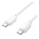 Кабель USB Hoco X113 Type-C to Type-C 60W белый - изображение 2