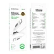 Кабель синхронизации Borofone BX114 Silicone Type-C to Type-C 60W/3A 1 м White (35940_3605849) - изображение 2