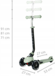 Дитячий самокат Qplay Sema Pro 3 в 1 Green (5061047481240) - зображення 7