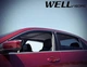 Дефлекторы окон ветровики Honda ACCORD 03-07 с хром молдингом нерж WELLVISORS Хонда Аккорд WT0038307 - изображение 5