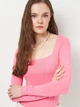 Боди-футболка женская H&M 1123802_роз L Розовая (2000001633731) - изображение 4
