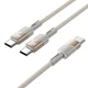 Кабель Hoco U139, 2в1, Type-C to 2хType-C, PD 100W, 1.2m, gold - изображение 3