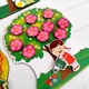 Деревянная игра Деревья Времена года на липучках - изображение 2