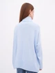 Свитер вязаный оверсайз женский EQUILIBRI W342 057 000-62 One Size Blue (2299965877910) - изображение 2
