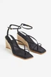 Сандалии H&M 38 черный 29071141347 - изображение 1