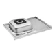 Кухонная мойка накладна Kroner KRP Dekor - 6080L (0.6 мм) - изображение 7