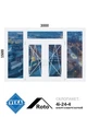 3000*1500, окно металлопластиковое, Veka WHS72 / Roto / 4i-24-4, VEKA - изображение 1
