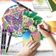 Набор двусторонних маркеров на водной основе Color pencil AND 80 шт \ Набор маркеров-линеров и маркеров-кистей - изображение 6