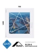 700*1400, окно металлопластиковое, Veka WHS72 / Roto / 4i-24-4, левое открывание, VEKA - изображение 1