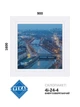 900*1600, окно металлопластиковое глухое, Veka WHS60 / 4i-24-4, VEKA - изображение 1