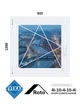 900*1250, окно металлопластиковое, Veka WHS60 / Roto / 4i-10-4-10-4i, левое открывание, VEKA - изображение 1