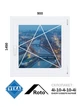 900*1450, окно металлопластиковое, Veka WHS60 / Roto / 4i-10-4-10-4i, правое открывание, VEKA - изображение 1