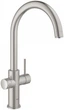 Смеситель для кухонной мойки Grohe Blue Home Stainless Steel 31455DC1 - изображение 3