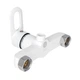 Lidz Latwa 010 Смеситель для душа White (k40) с душевым гарнитуром LDLAT010WHI45426 - изображение 3