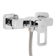 Lidz Wawel 010 Смеситель для душа Chrome (k40) с душевым гарнитуром LDWAW010CRM45390 - изображение 3