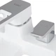 Lidz Wawel 006 Смеситель для ванны White (k35) c душевым гарнитуром LDWAW006WHI45398 - изображение 4