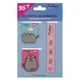 Закладинки для книг магнітні YES 708350 Pusheen (3шт) /708350/ - изображение 1