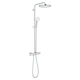 Душевая система с термостатом для настенного монтажа Grohe Tempesta System 250 (26670001) - изображение 3
