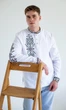 Вишиванка чоловіча vishivano4ka 3046-3 46 біла - зображення 2
