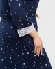 Ночная Сорочка с халатом женская 3XL синяя - 19010 - изображение 8