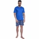 Пижама (футболка + шорты) мужская хлопковая Cornette Mens sleepwear 326-187 A25 XL Синяя (5902458260539) - зображення 1