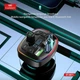 FM-трансмиттер для авто Earldom M71 MP3 2USB+Type-C 3.1A LED-дисплей прикуриватель черный - изображение 8