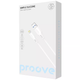 Кабель для зарядки Proove Simple Silicone, USB to Lightning, 2,4 А, длина 2 м, Белый (CCSS12001122) - изображение 2