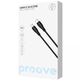 Кабель для зарядки Proove Simple Silicone, Type-C to Type-C, потужність 60W, довжина 1 м, Чорний (CCSI60002201) - зображення 2