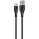 Кабель для зарядки Proove Soft Silicone, USB to Type-C, 3А, довжина 2 м, Чорний (CCSO20001221) - зображення 1
