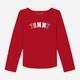 Подростковый лонгслив для девочки Tommy Hilfiger 606190406 140 см Красный (1159839465) - изображение 1