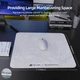 Стеклянный Коврик Для Мыши ATTACK SHARK CM05 White 450x400 мм (XL) Чрезвычайно Гладкая Поверхность, 9H Закаленный Glasspad. 5мм толщина - изображение 7