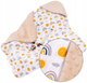 Kocyk do fotelika samochodowego Springos beżowy 77x77 cm (5907719491936) - obraz 4