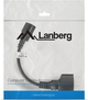 Adapter Lanberg C14 - Schuko 0.2 m Black (CA-C14E-10CC-0018-BK) - obraz 4