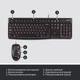 Комплект клавіатура та миша Logitech MK120 - зображення 11