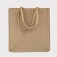 Сумка для сублімації (Tote bag) бежева лляна 30*32,5*18,5 см (12125) - зображення 3