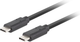 Кабель Lanberg USB-C 3.1 gen 2 M/M PD 100W 1.8 m Black (CA-CMCM-32CU-0018-BK) - зображення 2