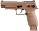 Пистолет пневматический Sig Sauer Air P320 Blowback M17 Coyote Tan кал. 4.5 мм - изображение 1