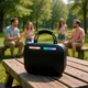 Портативна акустична колонка LOSSO G2, 10W чорна - зображення 8