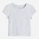 Подростковая футболка для девочки H&M 1233806006c21 146 см Серая (KC1000000047655) - изображение 1