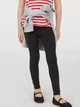 Детские лосины для девочки H&M 703279001c20 110 см Черные (KC1000000047618) - изображение 1