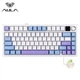 Механічна бездротова (Bluetooth + 2,4G) клавіатура з HOT SWAP AULA F75 MAX, TFT Screen Knob, RGB, Reaper switch Mac/Win УКР/АНГЛ Purple (F75MAXPURPLE) - изображение 1