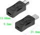 Адаптер-перехідник Type-C (male) на Mini USB (female) OTG Конвертер для зарядки та передачі даних - изображение 3