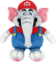 Maskotka Together Super Mario Wonder Mario Elephant 27 cm (3760259935894) - obraz 2