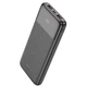 Павербанк HOCO J121 10000 mAh 22.5W 2USB/Type-C Портативный внешний аккумулятор Power Bank с быстрой зарядкой PD20W+QC3.0 Black - изображение 3
