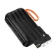 Павербанк Hoco J151 10000 mAh Power Bank з ліхтариком та вбудованими кабелями USB/Micro/Type-C/Lightning Black - зображення 3